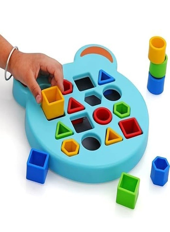JUICIQ Shape Matching Puzzle Game - Educational Shape & Color Sorting Toy for Toddlers, Montessori Learning Activity for Kids Ages 2+ - Image 2
